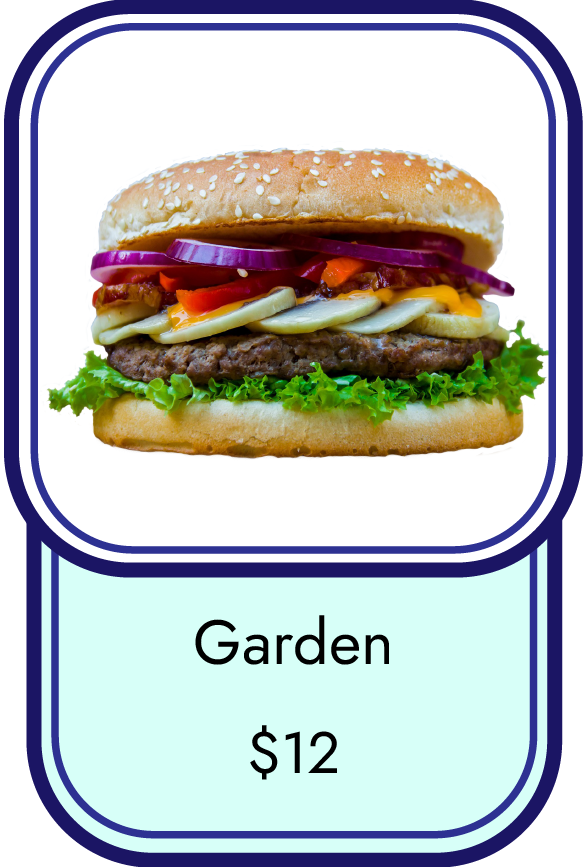 Garden Veggie Burger $12