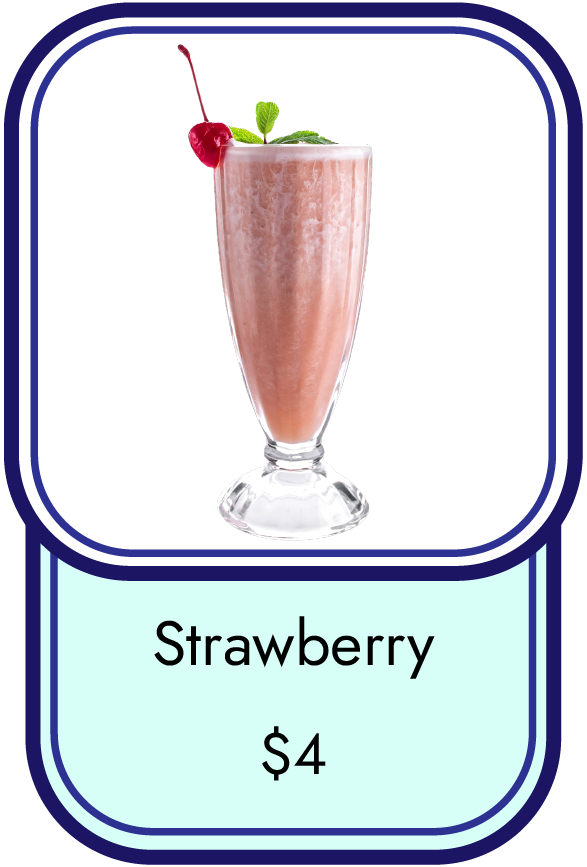 Strawberry shake $4